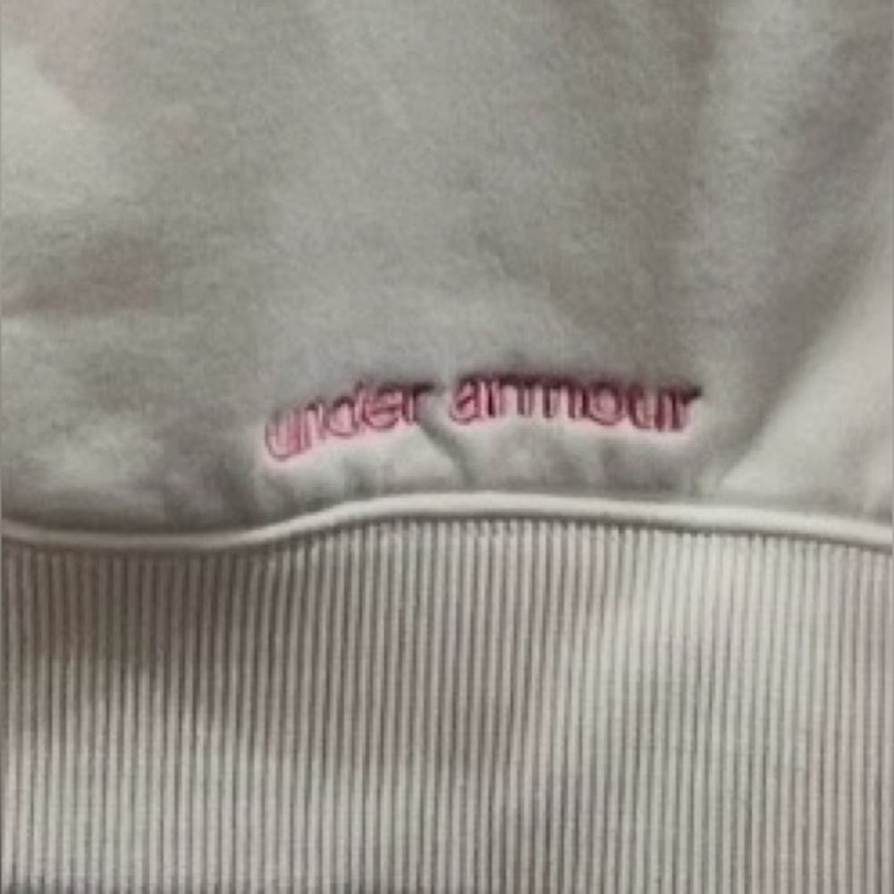Under Armour Breast Cancer Awareness White Full Zip Hoodie Women’s Small - Picture 5 of 5